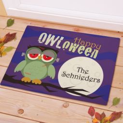 Owloween Welcome Doormat